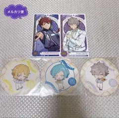 あんスタ 大神晃牙 深海奏汰 仁兎なずな 守沢千秋 コースター アルカナカード