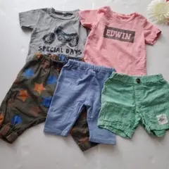 男の子　夏服　まとめ売り　EDWINTシャツ　80サイズ