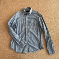 BANANA REPUBLIC デニムブルー 長袖シャツ
