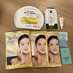 KogaO+V-UPPERマスク3枚、BANOBAGIジェリーマスク、韓国美容