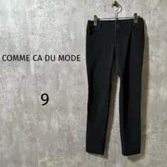 4329【コムサデモード】ストレッチパンツ　チェック柄　M