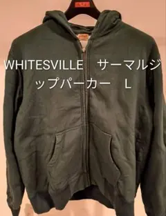 Whitesville ホワイツビル サーマルライニング ジップパーカー Lのサムネイル