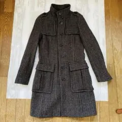 ZARA BASIC 羊毛　チェックコート