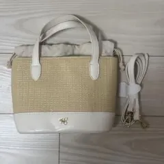 【最終お値下げ】ウィルセレクション ノベルティ かごバッグ