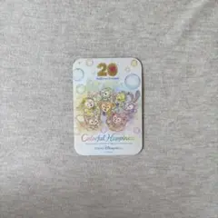 ダッフィー&フレンズ 20周年記念 ステッカー