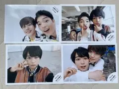 大西流星 長尾謙杜 西畑大吾 大橋和也 セルフィー 4枚セット
