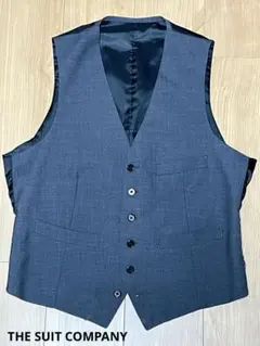美品 THE SUIT COMPANY(ザスーツカンパニー)ベスト ジレ グレー