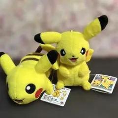 海外限定】 ポケモン ピカチュウぬいぐるみキーホルダー ハート