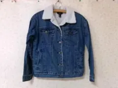 101633　FOREVER21　裏ボアGジャン　青　Sのサムネイル