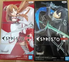 SAO ESPRESTO キリト 黒の剣士ver. アスナ 血盟騎士団ver.