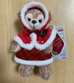 ディズニー　シェリーメイ　クリスマス　ぬいぐるみ　バッジ　ぬいば