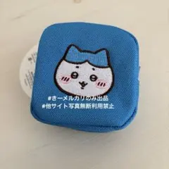 ちいかわ ハチワレ カラビナつき刺繍スクエアミニポーチ