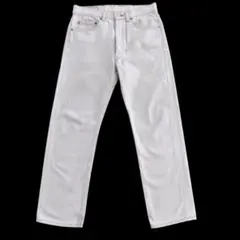 Levi's501リーバイス W40L30ホワイトデニムジーンズボタンフライ古着 Levi's501リーバイス W40L30ホワイトデニムジーンズボタンフライ古着
