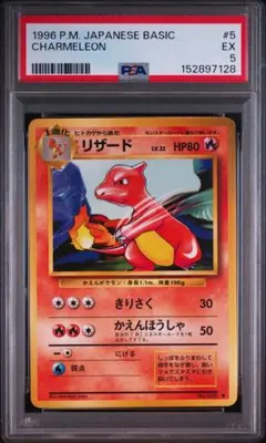 値下げ× 30周年 美品 PSA8 初版 第1段拡張パック マークなし リザード