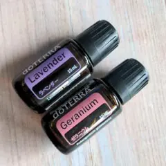 doTERRA ドテラ ラベンダー ゼラニウム エッセンシャルオイル 2本