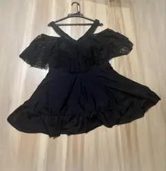 肩だしワンピース　水着　4XL