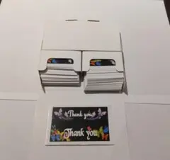 蝶 Thank youシール 140枚