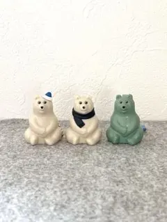 【新品未開封/送料無料】ポーラーベア ミニチュアチャーム2 （3個セット）