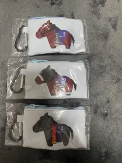 サラブレッドコレクション　ポーチ 3個セット