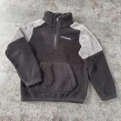 【Columbia】シェルパフリース配色ハーフジップ 130