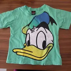 ドナルドダック ディズニー Tシャツ 100cm ミントグリーン 緑色