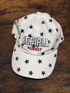 repipi armario レピピアルマリオ キャップ 星柄 ホワイト