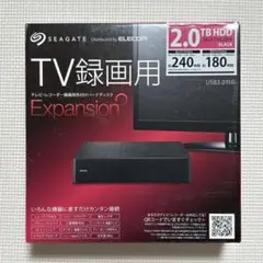 エレコムSeagate 2TB 外付けHDD SGD-TV020BK TV録画用