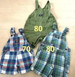 オシュコシュ　オーバーオール　ハーフパンツ　まとめ売り