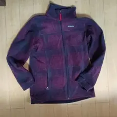 キッズ用 Lサイズ Columbia フリースジャケット パープル系