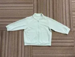 UNIQLO AIRism UVカットメッシュブルゾン　90 ライトグリーン