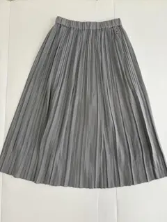 【金曜日まで・美品】PERSON'S プリーツスカート グレー Lサイズのサムネイル