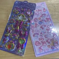 ら*♡様 少量新作3D シール ぷくぷくキャラクターシール 最安値スタート 2枚