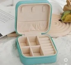 ジュエリー収納ボックス 【A】ティファニーブルー オーガンジー袋付き