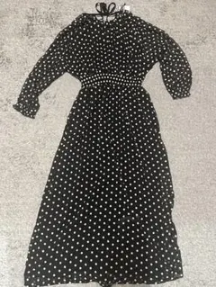 ZARA フロッキー小花刺繍ワンピース　XS