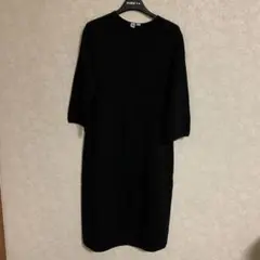 Uniqlo U ブラック ニットワンピース M