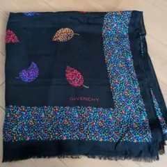 GIVENCHY　 カラフル葉っぱ　ストール