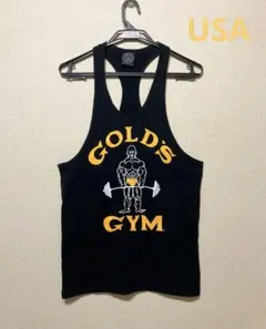 希少　美品　『USA製』 GOLD'S GYM タンクトップ　ノースリーブ Gold's Gym 富山 タンクトップ ノースリーブ - メルカリ