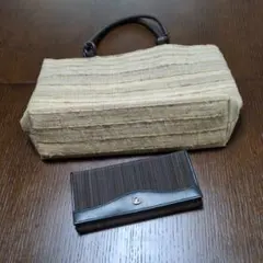 レディース和装バッグと財布
