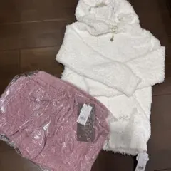 gelato pique フリースフード付きルームウェア