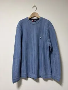 【CHAPS】コットンニット ブルーのサムネイル