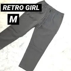 【RETRO GIRLレトロガール】スリムフィット スラックス グレー M