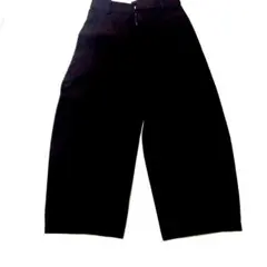 UNIQLO ダークブラウン ジャージーバレルレッグパンツ XS新品未使用今期品