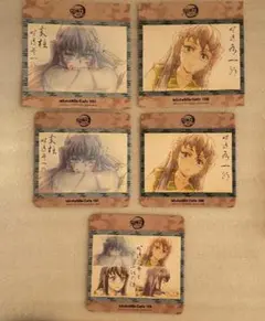 鬼滅の刃　ユーフォーテーブル　カフェ　ポストカード　コースター　無一郎　有一郎