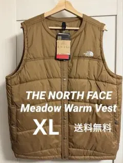 送料無料　NORTH FACE ザ・ノース・フェイス メドウウォームベスト　XL