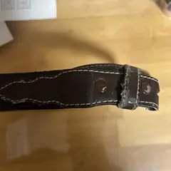 ア*ド様 80s90s y2k 本革 スタッズ編み込み ヴィンテージウエスタンレ