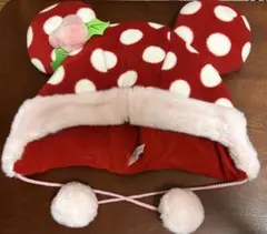 ミニー ディズニー ファンキャップ ドット 水玉 クリスマス 帽子 2010年