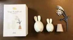 3COINS うさぎ&すすきセット／お月見