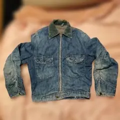 ドスペ!!50s Searsシアーズ 44 ブランケット付デニムワークジャケット 