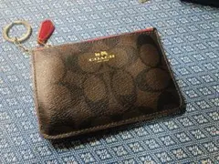 COACH モノグラム レザーコインケース