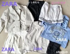 子供服　まとめ売り　女子 ZARA 150 160 ユニクロ　ピンクラテ　キッズ